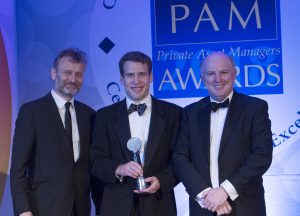 Christopher Macklin picks up the latest PAM award for James Hambro & Partners